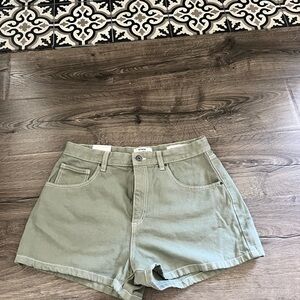 Green shorts
